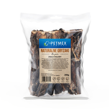 Petmex Żwacz wołowy 200g - naturalny gryzak dla psów