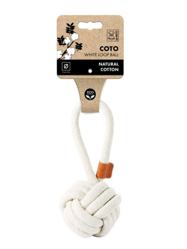 Mpets zabawka COTO Loop Ball 11cm biała
