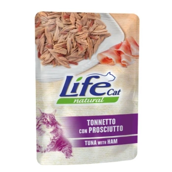 Life Cat tuńczyk z szynką 70g - mokra karma dla dorosłych kotów