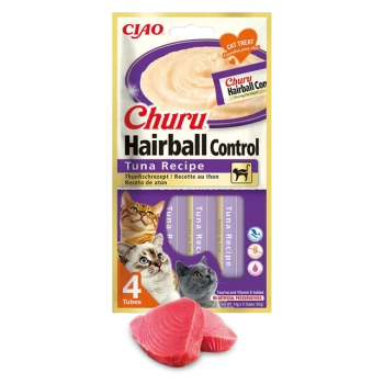 Inaba Cat Churu Hairball tuńczyk 4x14g