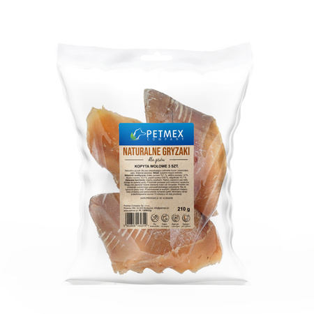 Petmex Kopyta wołowe 3szt. - naturalny gryzak dla psów