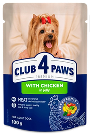 Club 4 Paws kurczak w galarecie saszetka 100g
