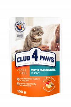 Club 4 Paws makrela w galarecie saszetka 100g