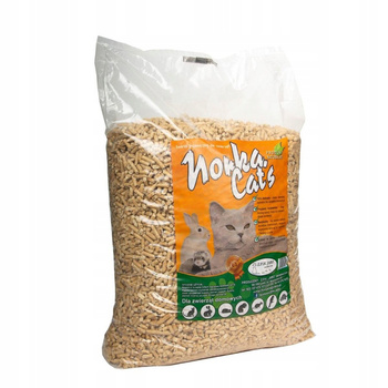 Norka Cat's żwirek drewniany - podłoże, podściółka dla kotów , gryzoni i królików 8,5l