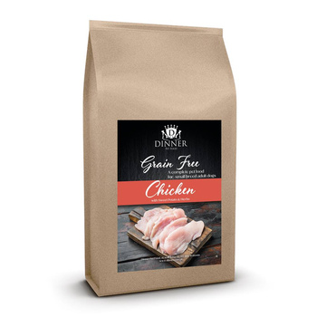Dinner Small Kurczak z batatami i ziołami 2kg - hipoalergiczna, bezzbożowa karma dla dorosłych psów małych ras