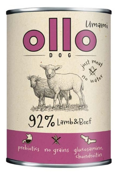 Ollo Umami Jagnięcina z wołowiną 400g - mokra karma dla dorosłych psów