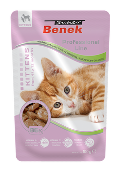 Super Benek saszetka Junior jagnięcina z marchewką w galarecie 100g