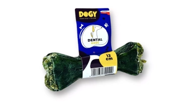 Dogy kość do żucia dental 12cm - naturalny gryzak dentystyczny dla psa