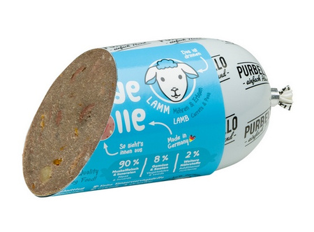 Purbello Monoprotein Sausage Jagnięcina 200g - mokra karma dla psów