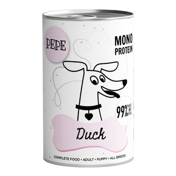 Pepe Monoprotein kaczka 400g - mokra karma dla psów