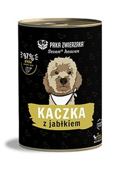 Paka Zwierzaka Seventh Heaven Kaczka z jabłkiem 400g - mokra karma dla psów w każdym wieku