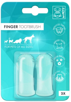 Mpets szczoteczki do zębów na palec dla psa i kota 2 szt.