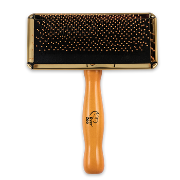 Over Zoo szczotka drewniana z igłami i kulkami L