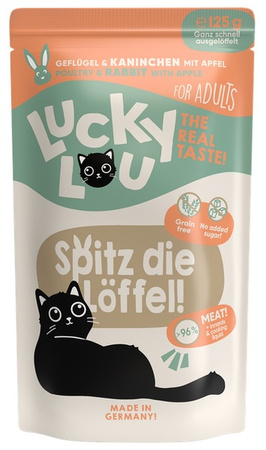 Lucky Lou Lifestage Drób i królik 125g - mokra karma dla dorosłych kotów