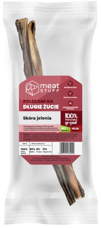 Meat Stuff skóra jelenia 50cm 2szt. - naturalny gryzak dla psa