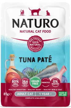 Naturo Pate Grain Free tuńczyk 85g - mokra karma dla dorosłych kotów