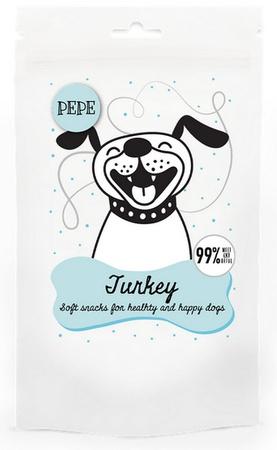 Paka Zwierzaka PEPE Mini Chunkies Turkey (indyk) 70g