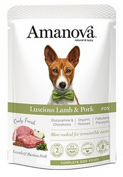 Amanova jagnięcina z wieprzowiną 100g - mokra karma dla dorosłych psów