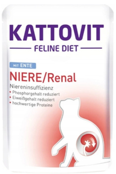 Kattovit Niere Renal kaczka 85g - mokra karma dla dorosłych kotów