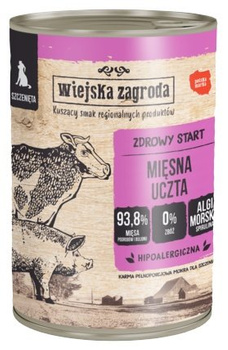 Wiejska Zagroda Mięsna uczta Puppy 400g - mokra karma dla szczeniąt