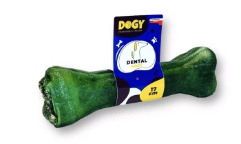 Dogy kość do żucia dental 17cm - naturalny gryzak dentystyczny dla psa