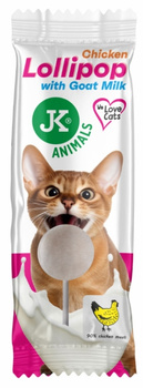 JK ANIMALS Lizak z kurczaka z kozim mlekiem 1szt - przysmak dla kotów