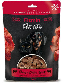 Fitmin For Life liofilizowana wołowina 30g - przysmak dla psa i kota