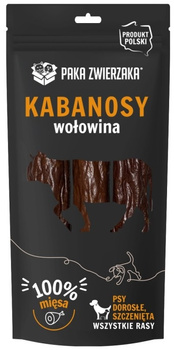 Paka Zwierzaka Kabanosy Wołowina 3szt 80g