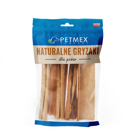 Petmex Skóra końska 15cm 100g - naturalny gryzak dla psów