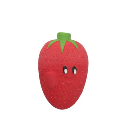 Have a Pet zabawka Fruits truskawka lateks 11,6cm