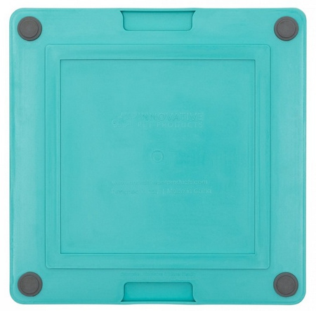 LickiMat Playdate Deluxe/Tuff Kwadrat twardy turkusowy 20x20cm