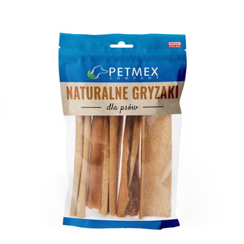 Petmex Skóra końska 15cm 100g - naturalny gryzak dla psów