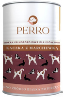 Perro kaczka z marchewką puszka 400g - mokra karma dla dorosłych psów
