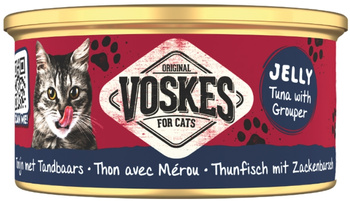 Voskes tuńczyk z granikiem w galaretce puszka 85g - mokra karma dla dorosłych kotów