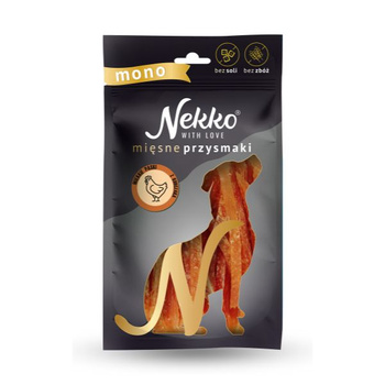 Nekko Mono Paski miękkie z kurczaka 80g