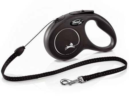 Flexi New Classic Smycz linka S 5m czarna [FL-2528]