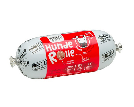 Purbello Monoprotein Sausage Wołowina 200g - mokra karma dla psów