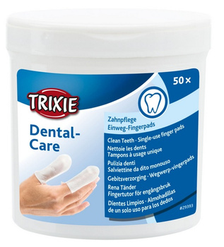 Trixie Dental Care nakładki na palce do higieny zębów 50szt