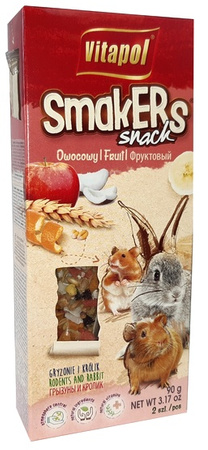 Vitapol Smakers dla gryzoni - owocowy 2szt [1107]
