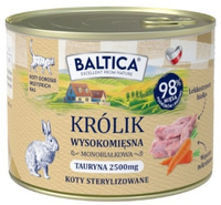 Baltica królik 185g - mokra karma dla dorosłych kotów