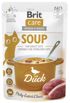 Brit Care Soup zupka z kaczką dla kota 85g