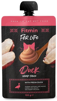 Fitmin For Life kremowy sos z kaczki dla kota 100g