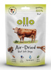 Ollo Air-Dried Beef Strips 80g - przysmaki dla psa z wołowiny