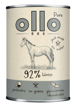 Ollo Pure Konina 400g - mokra karma dla dorosłych psów