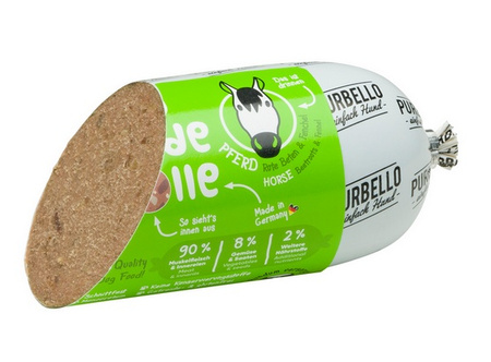 Purbello Monoprotein Sausage Konina 200g - mokra karma dla psów
