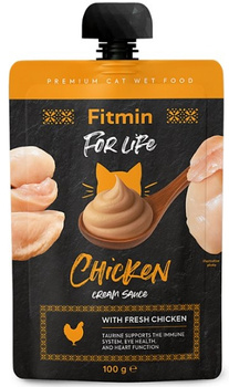 Fitmin For Life kremowy sos z kurczaka dla kota 100g