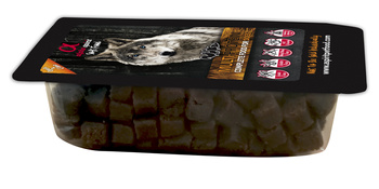 Alpha Spirit półwilgotna karma dla psa Multiprotein tacka 200g