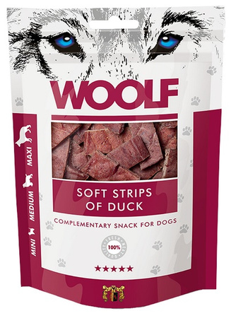Woolf Soft Strips of Duck 100g