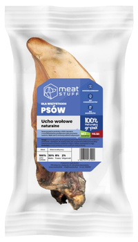 Meat Stuff ucho wołowe naturalne 1szt. - naturalny gryzak dla psa