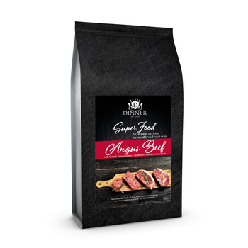 Dinner Superfoods Adult Small - Wołowina Angus z marchewką, zieloną fasolką, kalafiorem, pomidorami i cukinią 6kg